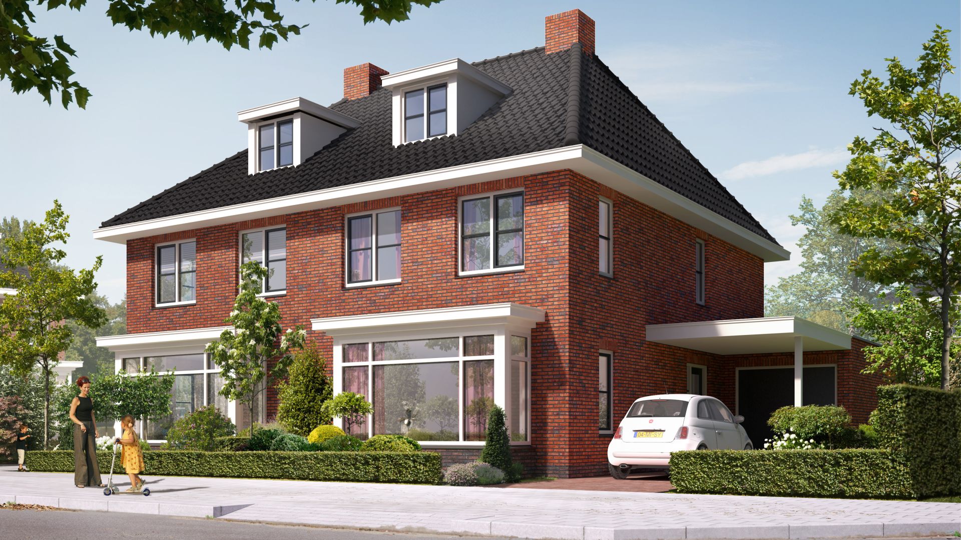 nieuwbouw 2-onder-1 kapwoning bergentheim