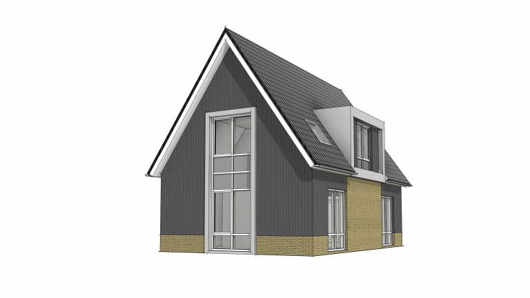dwarskap - gevel variant 2 V027-000-0003-03-L