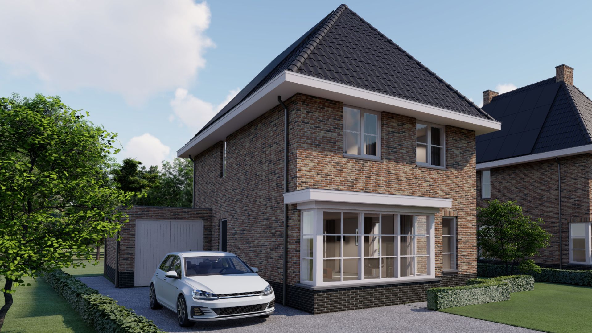 open huis houten