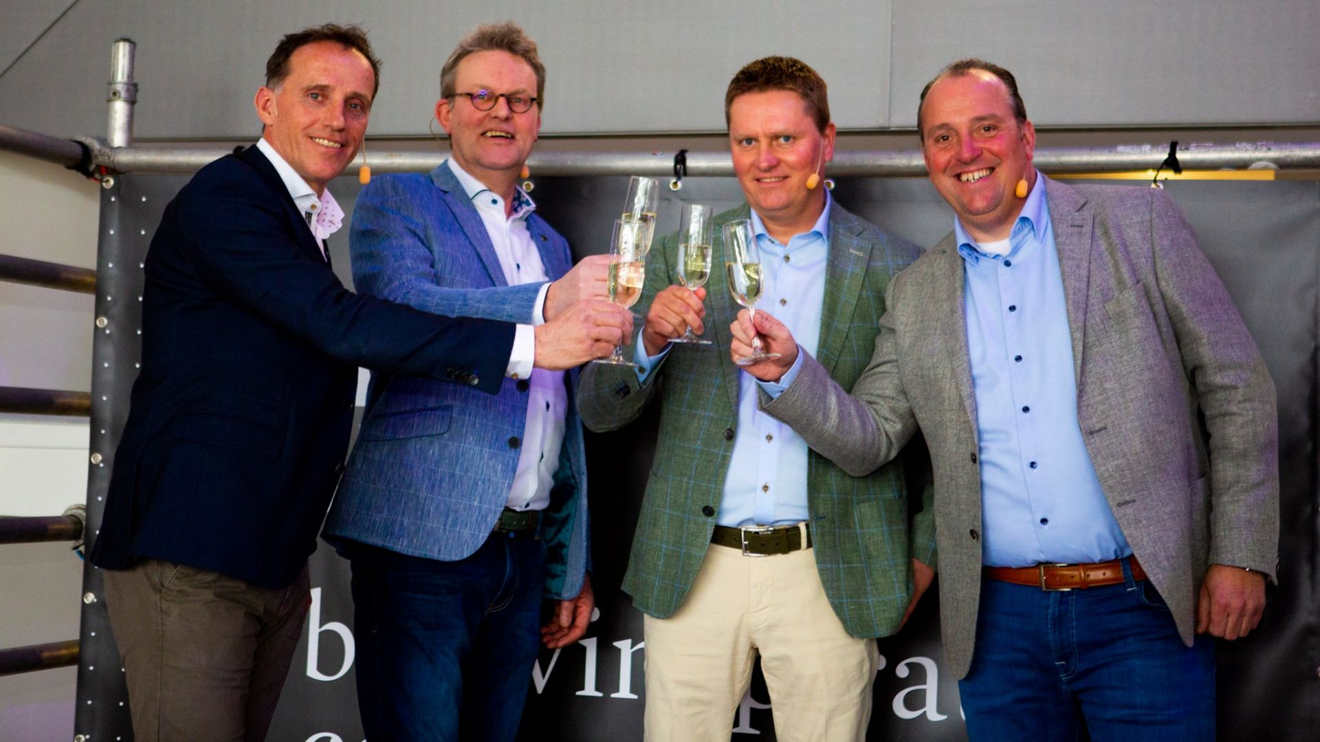 De initiatiefnemers van het Bouwinspiratie Centrum