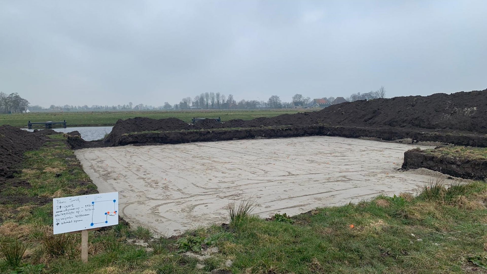 de bouw is gestart