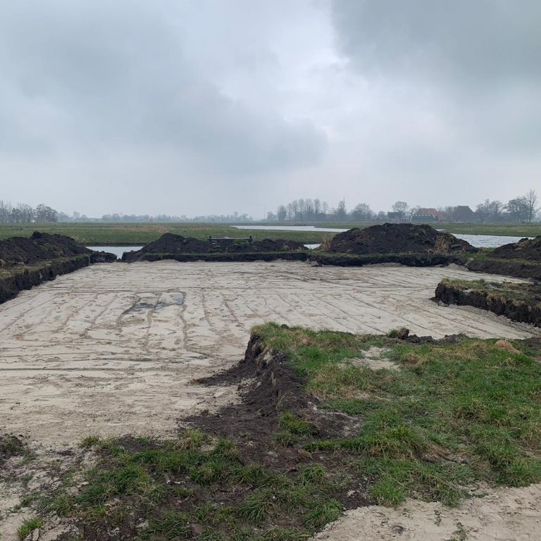 de bouw is gestart