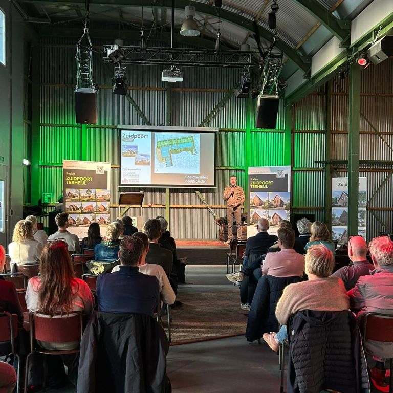 Veel belangstelling voor inspiratiesessie Zuidpoort Terheijl